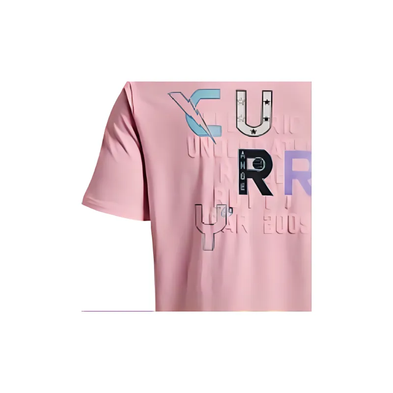 Under Armour T Shirt Men's Pink-5