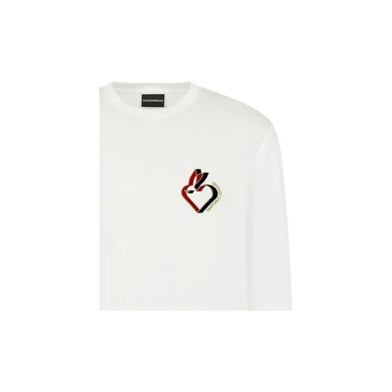 EMPORIO ARMANI SS23 T Shirts Men White-5