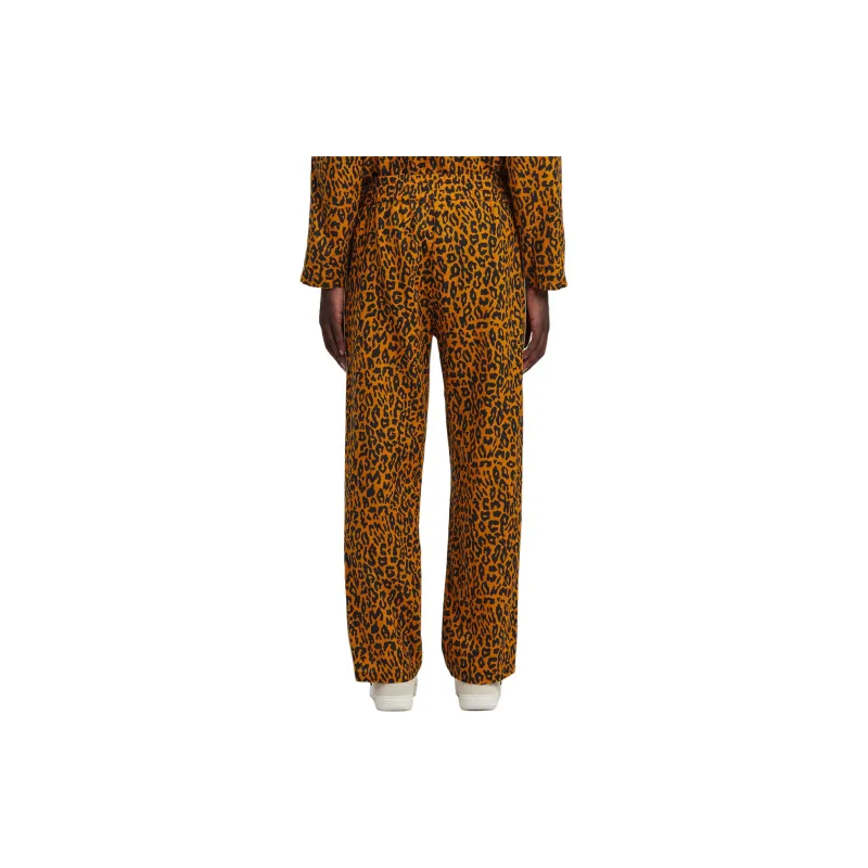 PALM ANGELS Cheetah Printed Straight Leg Track Pants-3