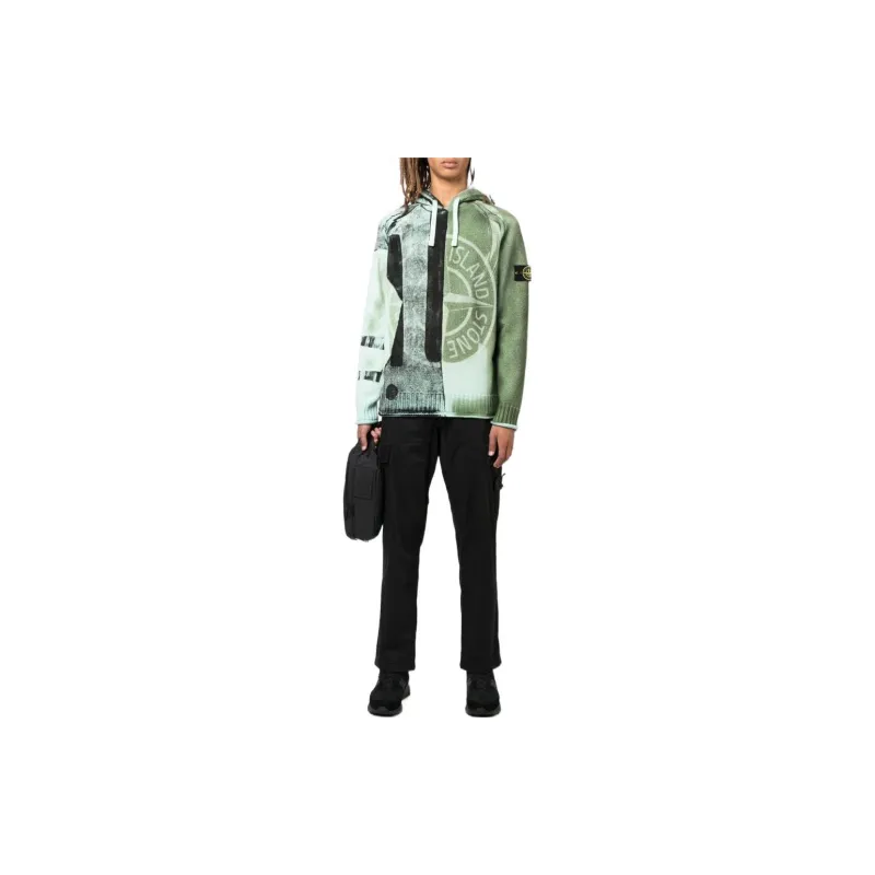 STONE ISLAND Two tone Hoodie-1