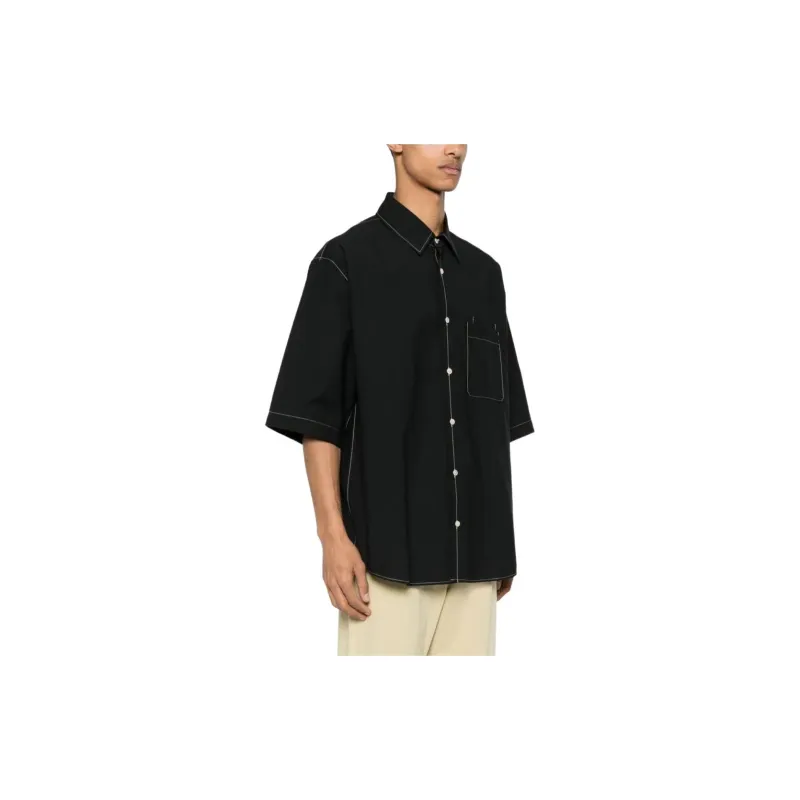 Lemaire Double Pocket Short Sleeve Shirt-4