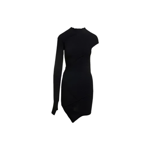 Balenciaga Long-Sleeved Dresses Women's Black