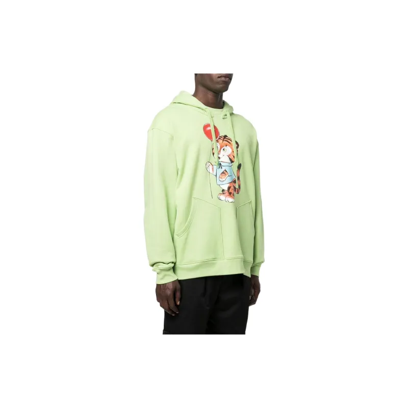 MOSCHINO Graphic Print Drawstring Hoodie-2