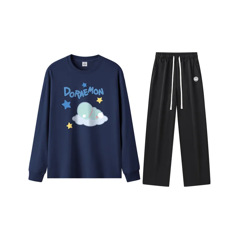 Doraemon/a Unisex Pajama Sets-6