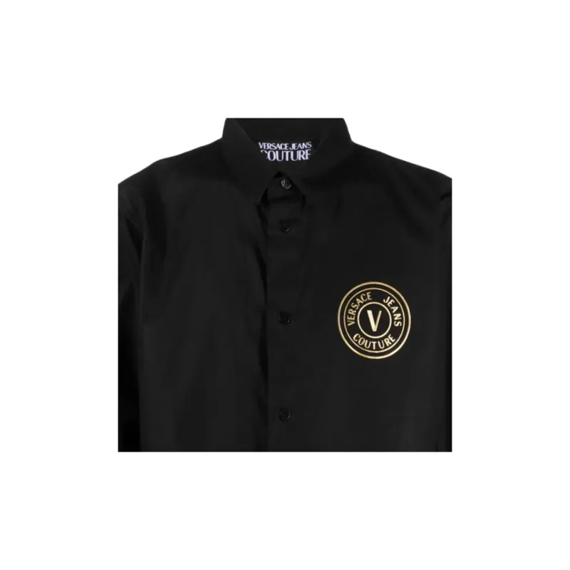 VERSACE Logo Embellished Shirt-3