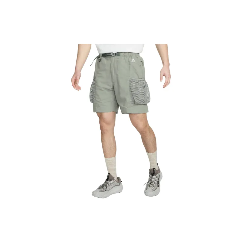 Nike Casual Shorts Men's Gray Green-3