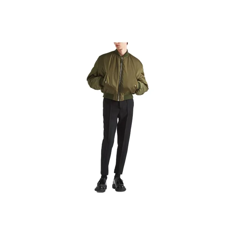 PRADA Zip Up Down Bomber Jacket-1