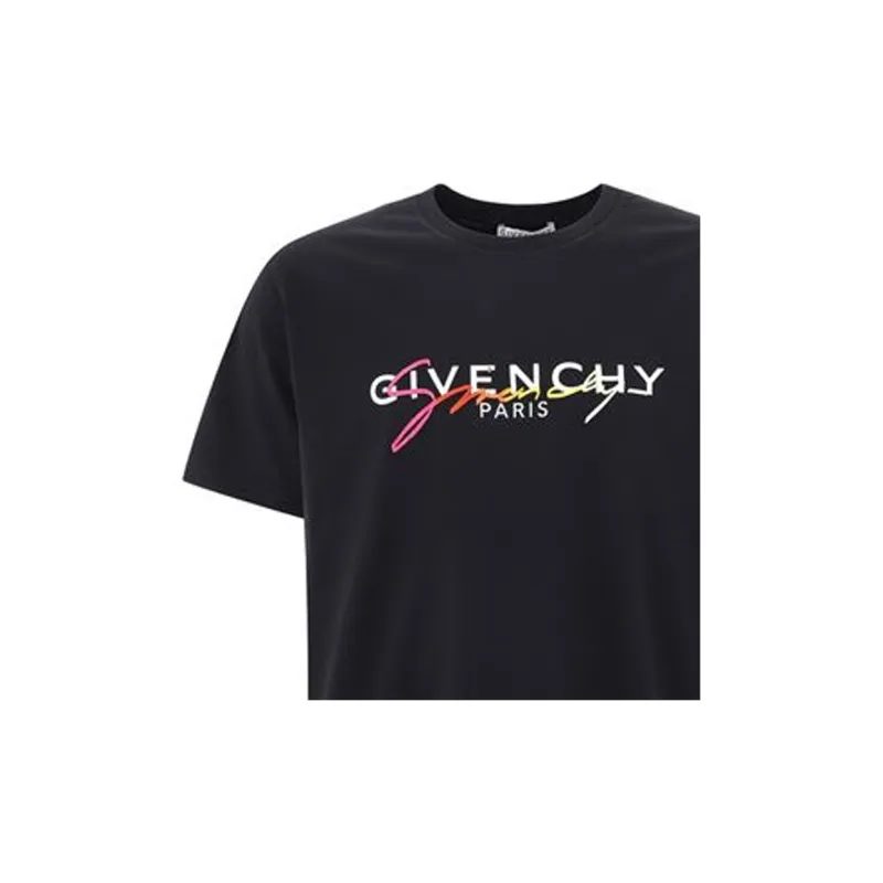 Givenchy T Shirts Men Black-4