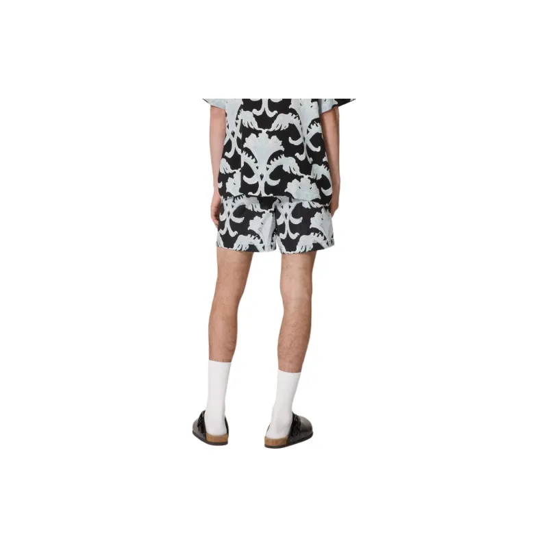 Valentino All Over Printed Mid Rise Swim Shorts-3