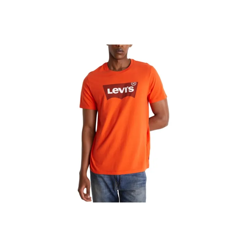 Levis T-Shirts Men Orange-3