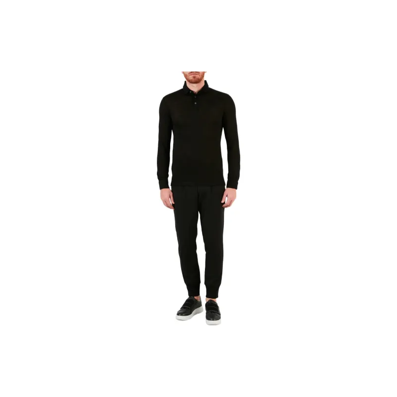 EMPORIO ARMANI Polo Shirt Men's Black-1