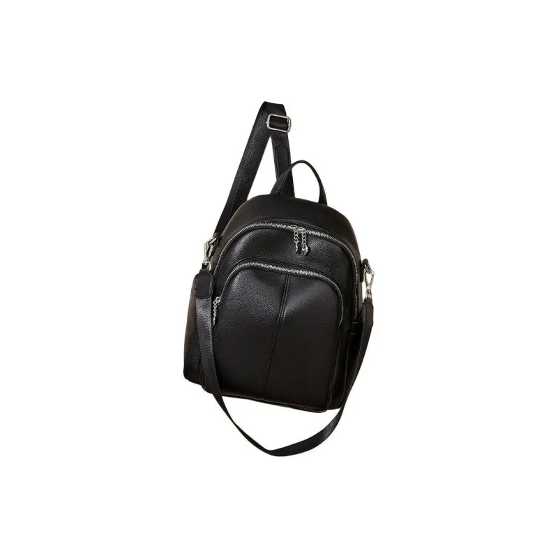 JOSINY PU Backpack Large Size Women's Black-1