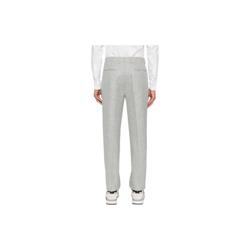 Ermenegildo Zegna Felted Tailored Wool Trousers-2