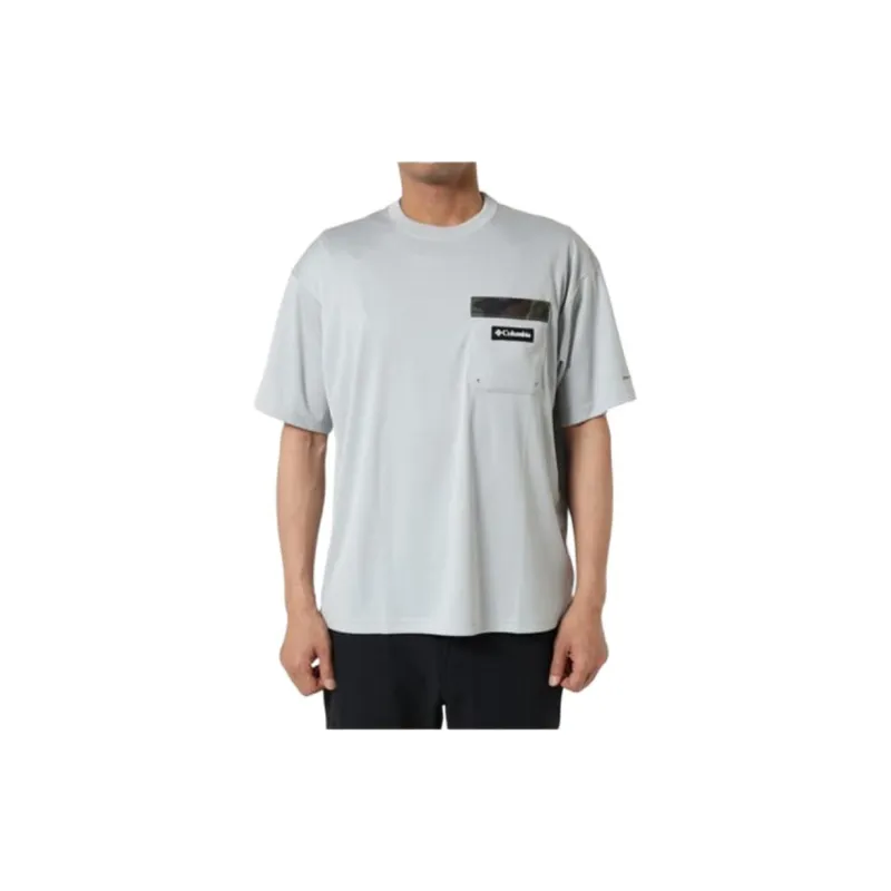 Columbia T Shirts Men Cool Gray-2