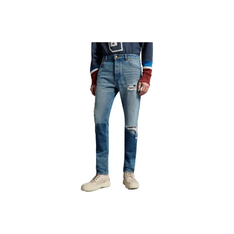 Moncler X Palm Angels Vintage Effect Jeans-3