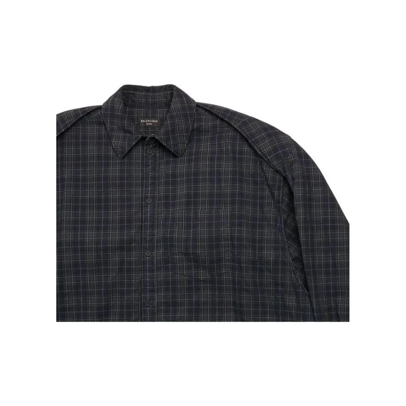 Balenciaga Detachable Sleeves Large Fit Shirt-6