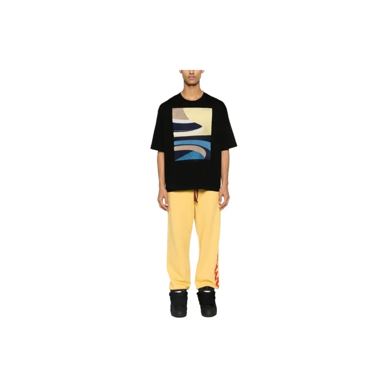 Lanvin Embroidered Oversized T Shirt-1