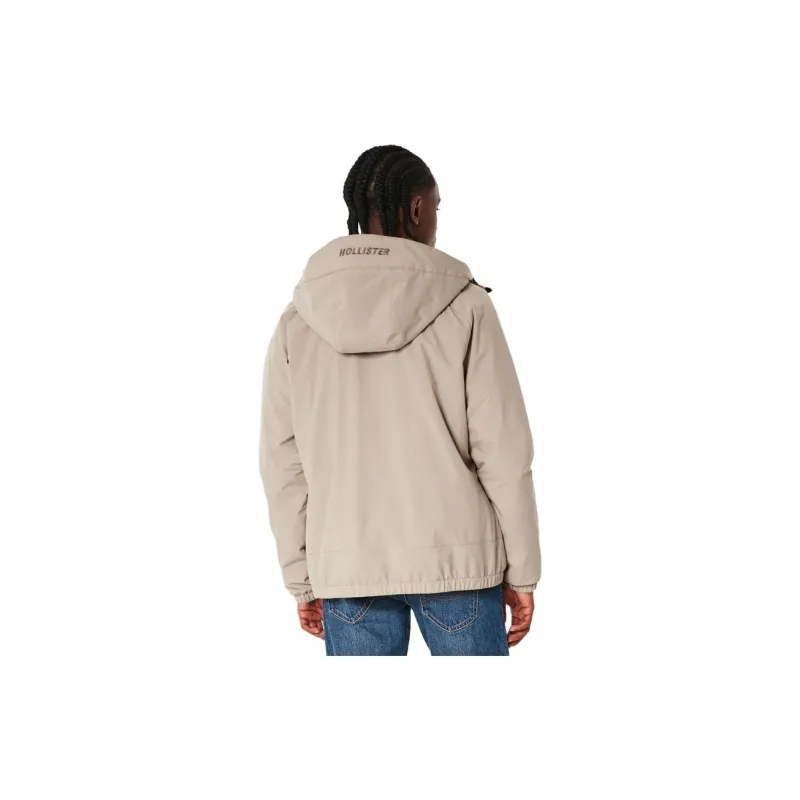 Hollister Jackets Men Brown Yellow-1