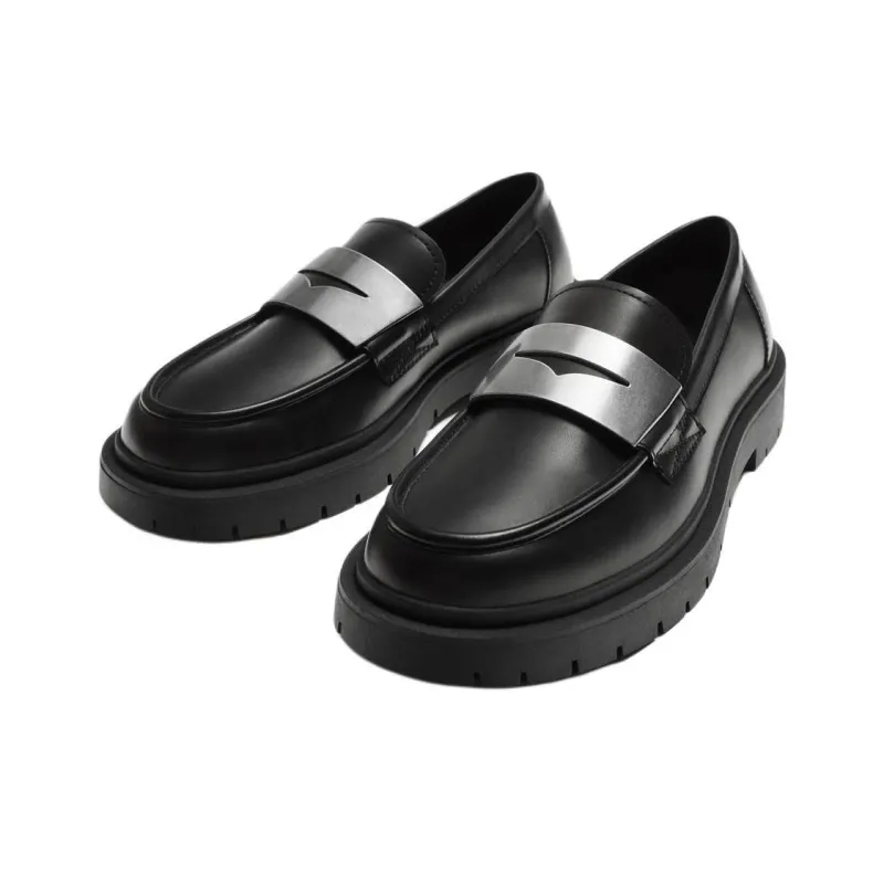 ZARA Loafers Men Black-2