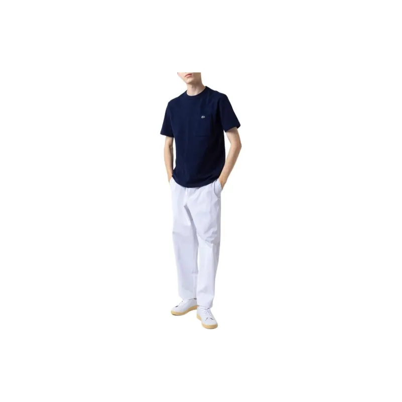 LACOSTE Gigatal Easy Wide Pants Casual Pants Men's White-2