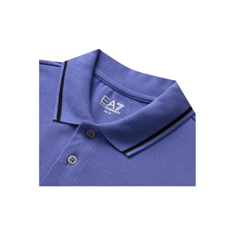 EMPORIO ARMANI Piqué weave Polo Shirt-4