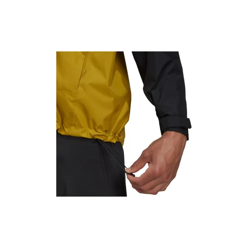 Adidas Adidas Terre Windproof And Waterproof Windbreaker Jacket Men's Black-4