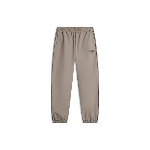 LINING Sports Life Collection Casual Pants Men Brown Stone