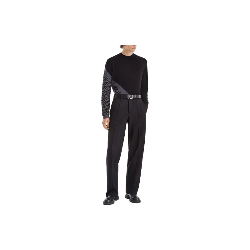 FENDI Ff Jacquard Crewneck Jumper-2
