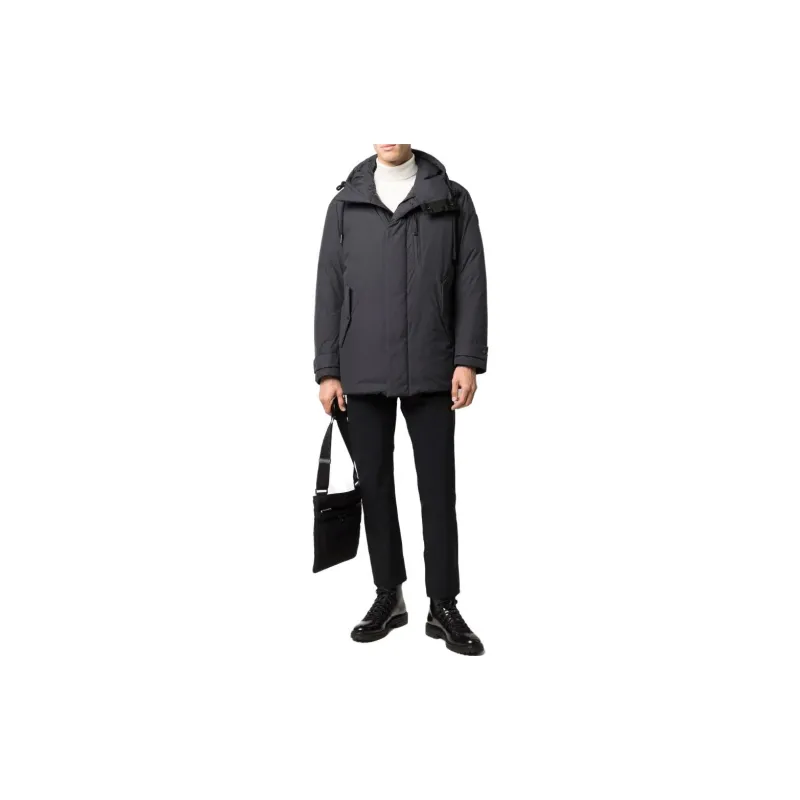 Moncler Parka Coats Men Black-1