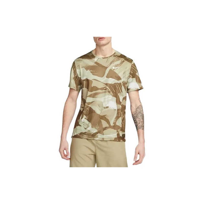 Nike T Shirts Men Rush Umber-3