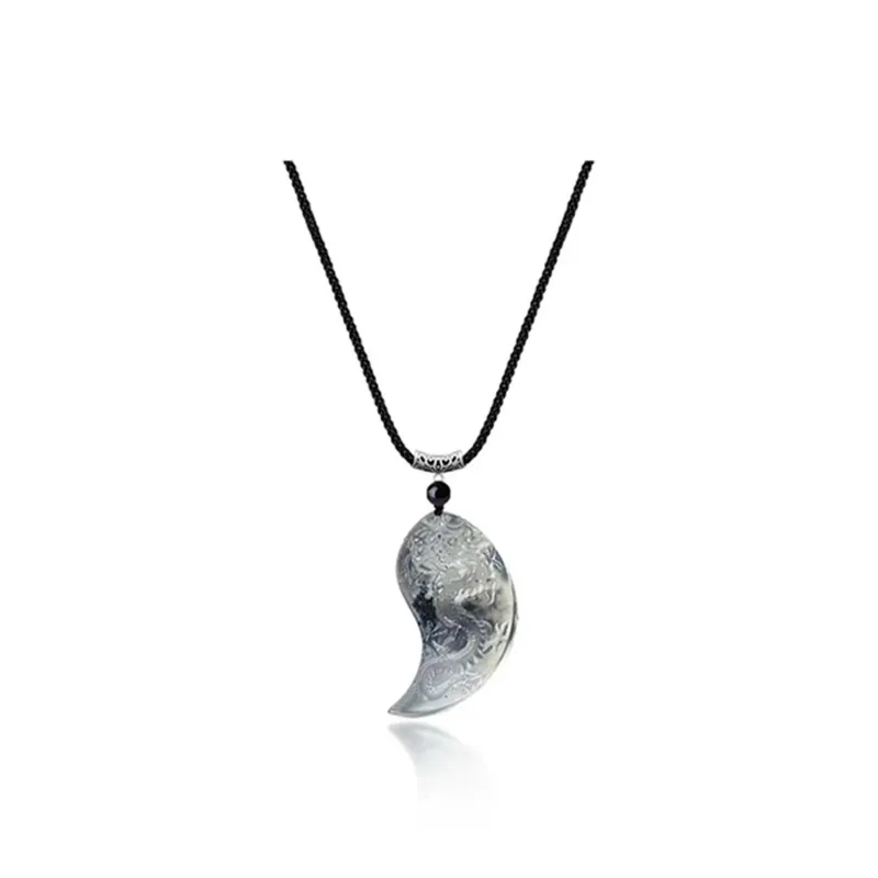 Jin Ruibang Chalcedony Jade Necklaces Unisex-2