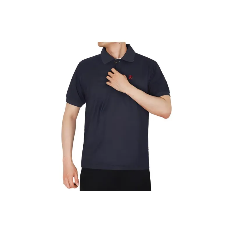Fjallraven Polo Shirt Men's Marine Blue-3