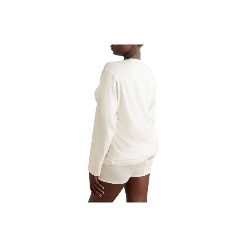 SKIMS Boyfriend Stretch-modal And Cotton-blend Jersey T-Shirt Unisex Ecru-2
