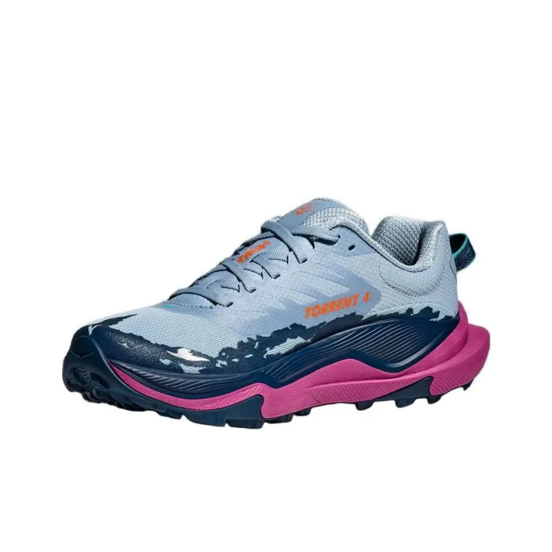 HOKA ONE ONE Wear Resistant Low Top Running Shoes Women's Blue-2