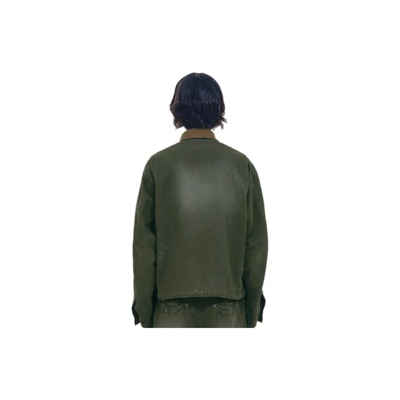 WE11DONE SS24 Jackets Coats Unisex Khaki-4