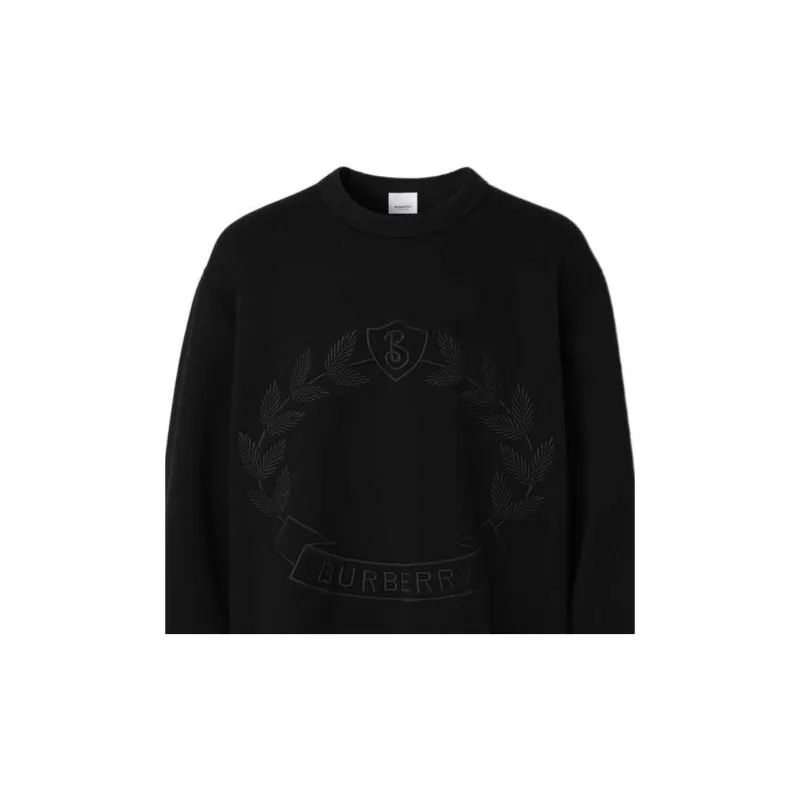 Burberry Oak Leaf embroidery Sweatshirt-6