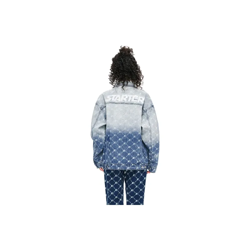 STARTER Jackets Unisex Denim Blue-2