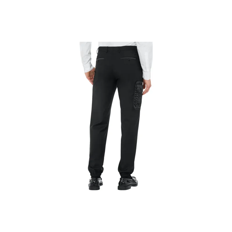 MOSCHINO Rubberised logo Tailored Trousers-1