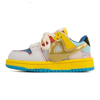 Banner The Piggy Durable Lightweight Cushioning Low Top Kids' Skateboarding Shoes Multicolor Kids'