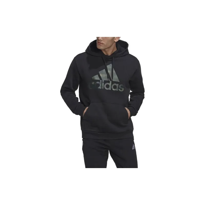 Adidas Essentials Camo Print French Terry Hoodie-1