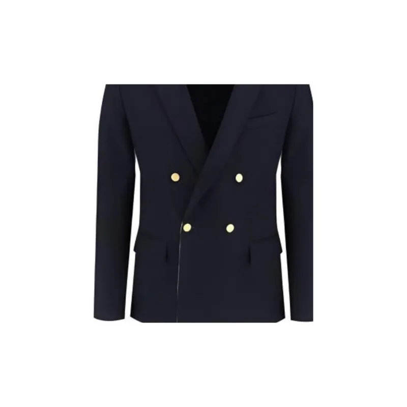 Valentino Double Breasted Long Sleeved Blazer-3