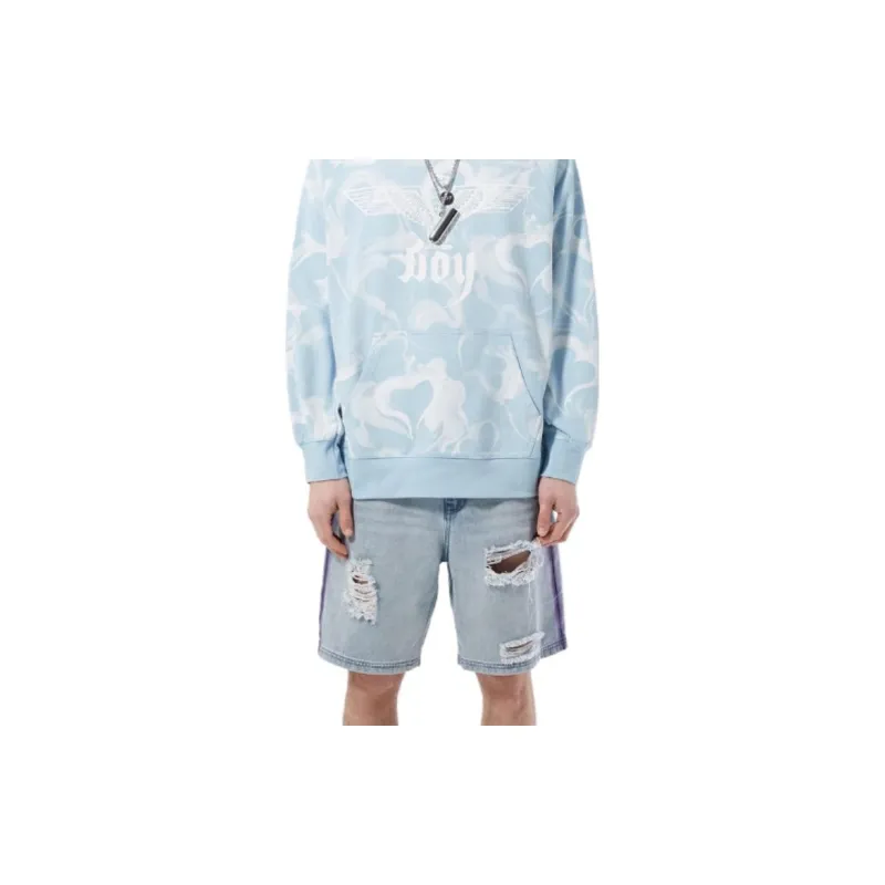 Boy London Casual Shorts Men Blue-2
