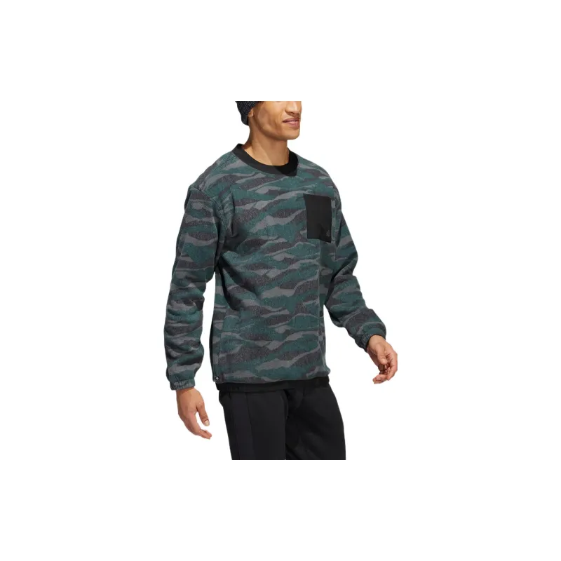 Adidas Sweatshirts Men Dark Green-3