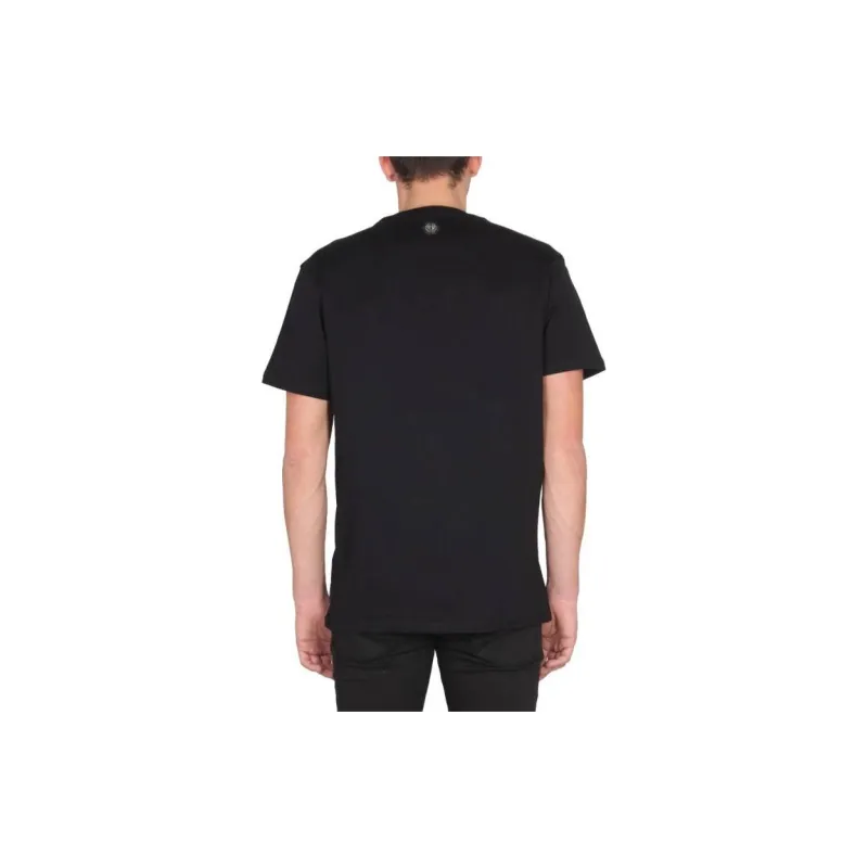PHILIPP PLEIN Skull Bones Logo Crewneck T Shirt-2