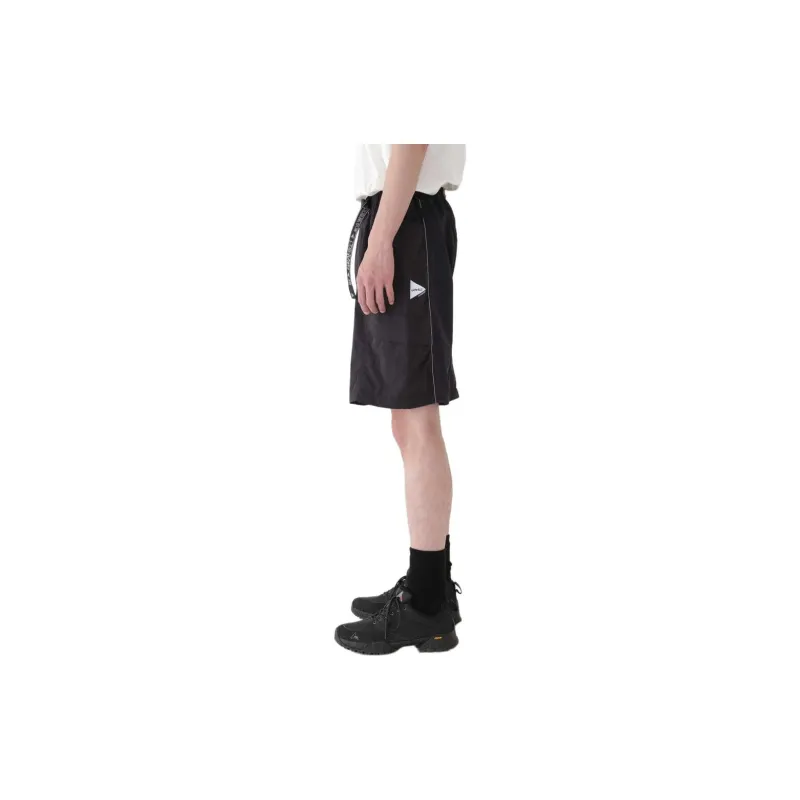 And Wander x Gramicci SS24 Casual Shorts Unisex Black-3