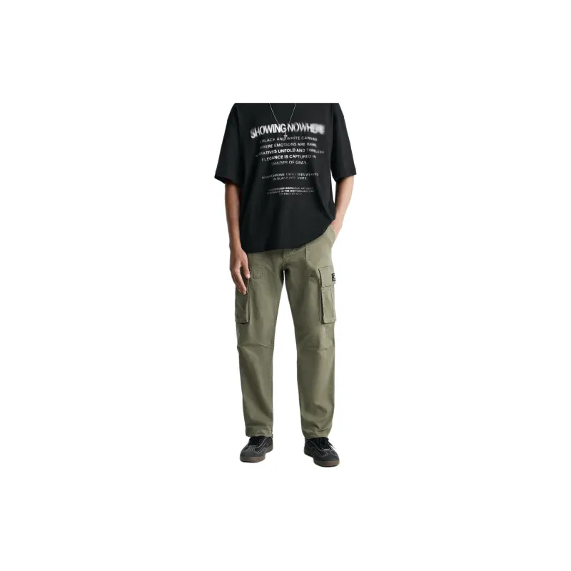 ZARA Cargo Pants Men Khaki-2