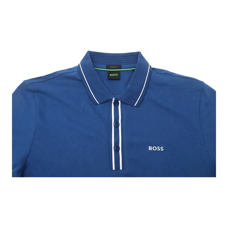 HUGO BOSS Polo Shirts Men Blue-3