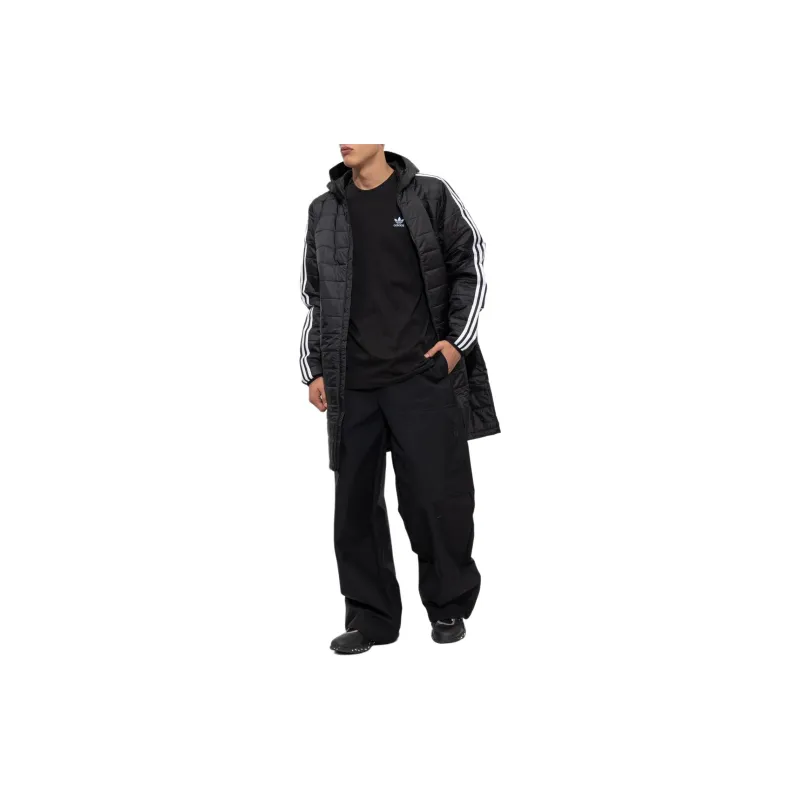 Adidas Originals Padded Coat Jacket Men's Black-4