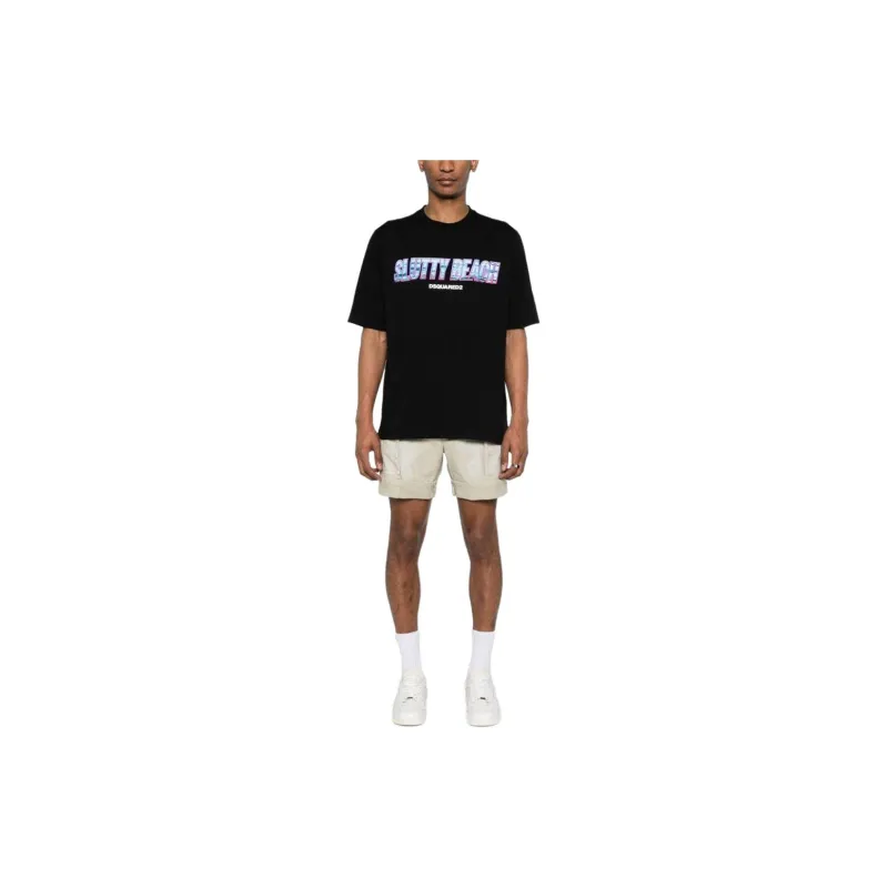 DSQUARED 2 SS24 Cargo Shorts Men's Beige-1