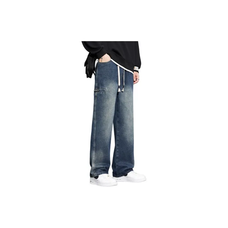FOREVER 21 Jeans Men Dark Blue-4